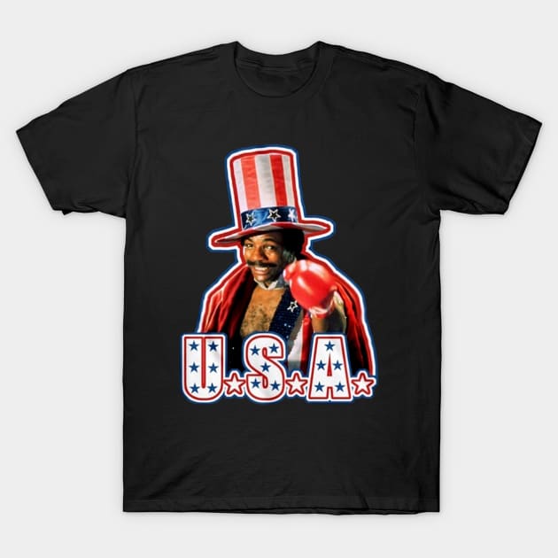 Retro Apollo Creed T-Shirt by MERZCAHMAD